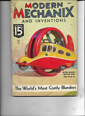 Modern Mechanix And Inventions Magazine-------june 1935 • $19.99