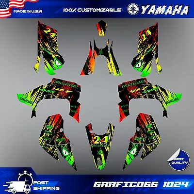 2014  2017 To 2024 Yamaha YFZ 450R Graphics Decal Kit Full Stickers Atv Yfz 450r • $157.23