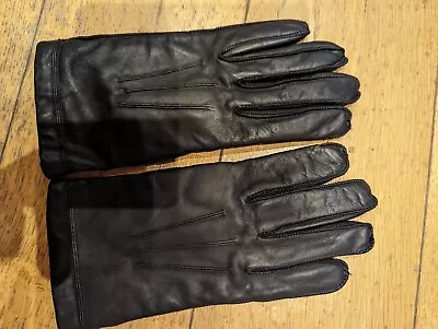 M&S Leather Gloves Unisex Small New Never Worn • £12.50