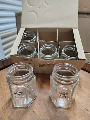 Jack Daniels Tennessee Honey Whiskey Highball Glass Bee Mason Jar Lot Of 6 • $35