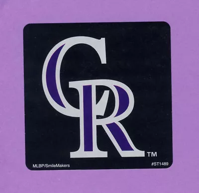 15 Colorado Rockies Logo - Large Stickers - Major League Baseball • $2.60
