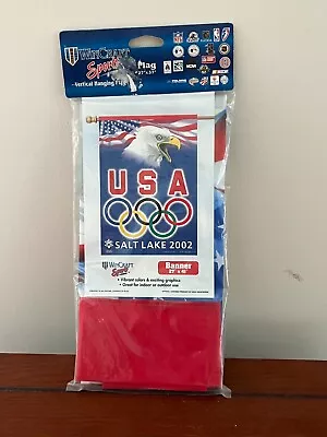 2002 Salt Lake Olympic Flag/Banner Size 27  X 41  • $26