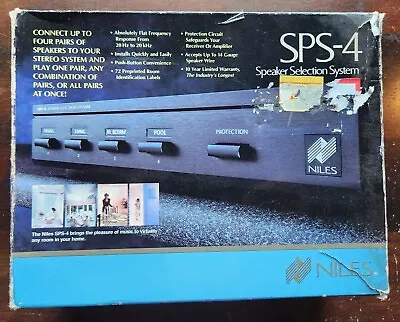 Niles SPS-4 Speaker Selection System • $18.74