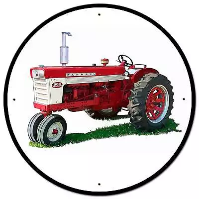 Vintage Style Metal Sign Farmall 560 28 X 28 • $117.95