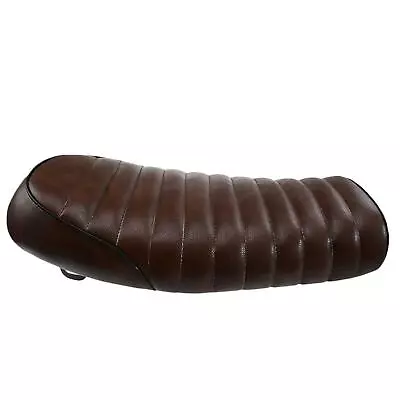 Brown Leatherette Motorcycle Flat Seat For KAWASAKI KZ400 KZ550 K750 Z650 W650 • £21.92