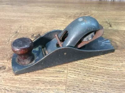 Vintage Steel Carpenters Plane Woodworking Carpenter H2 • $14.99