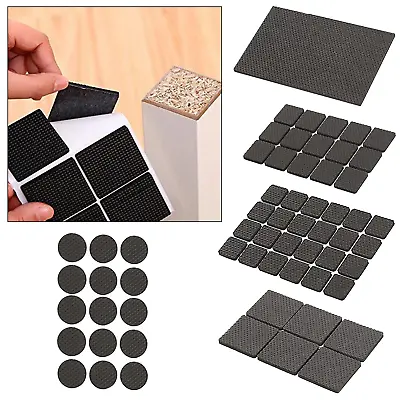 £2.75 • Buy Foam Furniture Rubber Pads Black Table Feet Floor Protector Self Adhesive Sticky