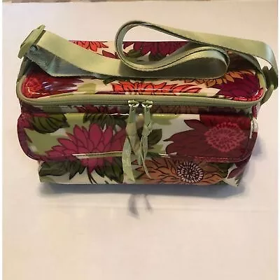 Vera Bradley Mini Cooler Lunchbox Tote Hello Dahlia Floral Coated Vinyl • $32