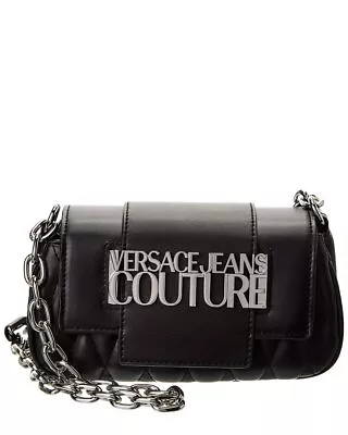 Versace Jeans Couture Quilted Leather Shoulder Bag Women's Black • $123.49