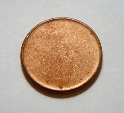 Blank Lincoln Penny Cent Planchet Mint Error Coin SUPER COOL! • $5.99