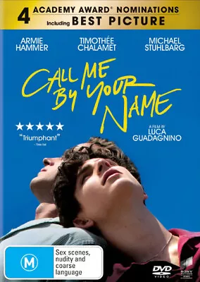 Call Me By Your Name (2017) [new Dvd] • $16.99