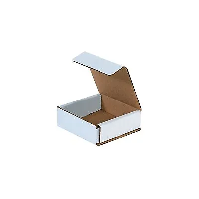 5  X 3  X 1  White Corrugated Cardboard Packaging Shipping Mailing Box- 50 Boxes • $29.20