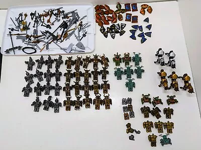 Mega Bloks Dragons Krystal Wars Lot 197+ Mini Figures Orcs Knights Weapons Horse • $65