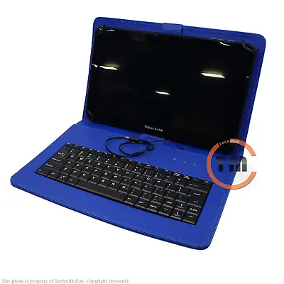 Visual Land Prestige Elite 10.1″ Tablet 8GB Quad Core Keyboard Case ME10Q8KCBLU™ • $59.95