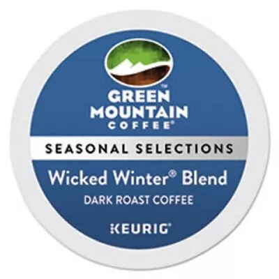 96/pack Green Mountain Wicked Winter Blend Dark Roast K Cups Bulk Packaging • $39.99