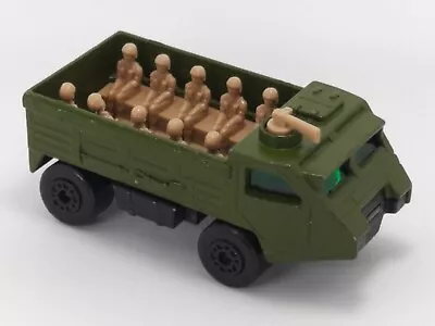 Vintage Matchbox Superfast No 54 Army Personnel Carrier Lesney 1976 Used • $4.49