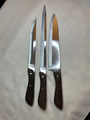 RS Regent Sherwood Stainless Steel Japan 3 Knife Lot Vintage • $20.95