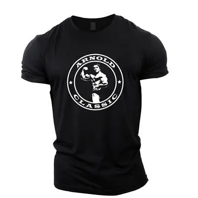 Arnold Classic Bodybuilding T-Shirt |Gym Clothing Vest Stringer Tee Motivation • £13.99