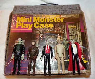 Remco 1980 Universal Mini Monster Play Case No.879 With 5 Figures • $395