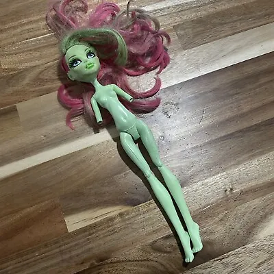 Monster High Venus McFlytrap GLOOM AND BLOOM Nude Doll For Custom Or Restore • $3.99