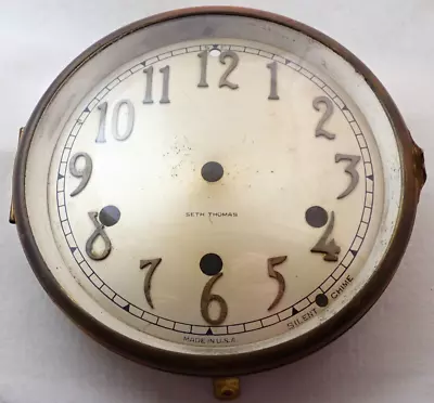 Antique Seth Thomas Westminster Chime Mantel Shelf Clock Dial Parts Repair • $9.99