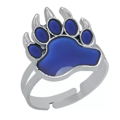 Creative Paw Shaped Mood Women Men Temperature Color Changing Jewelry • $6.47