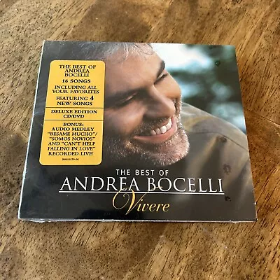 The Best Of Andrea Bocelli Vivere Deluxe [cd + Dvd] New / Sealed - Same Day Ship • $9.99