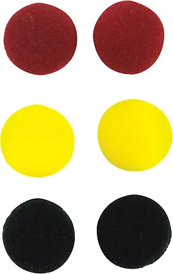 SoundLab Universal Coloured Replacement Foam Earphone Headphone Pads - 3 Pairs • £1.99