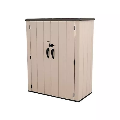 Lifetime Vertical Storage Shed 60326 53-Cubic Foot Capacity Locker Space • $489.98