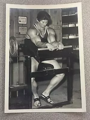 DON HOWORTH Bodybuilding Muscle ORIGINAL Workout Photo At Vince Gironda Gym • $15