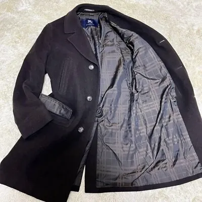 Burberry London Chester Coat Cashmere Nova Check Dark Brown Men Size M Used • $94