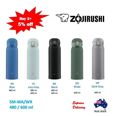 ZOJIRUSHI SM-WA/WR Vacuum Insulated Bottles • $57.95