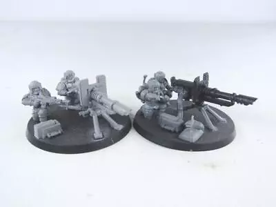 (6344) Cadian Heavy Weapon Teams Imperial Guard Astra Militarum 40k 30k • £0.99