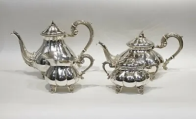 Vintage .800 Fine Silver Coffee & Tea 4 Piece Set • $3395