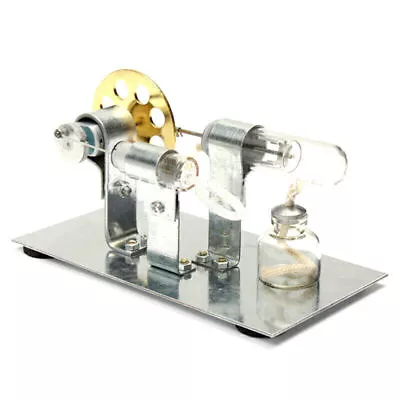 Hot Air Stirling Engine Model Electric Generator Motor Physics Steam Power Toy • $27.49