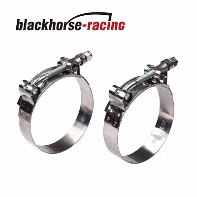 2PCS 54mm-62mm (2.13-2.44 ) Stainless Steel T Bolt Turbo Intake Clamp 57mm 2.25  • $5.99