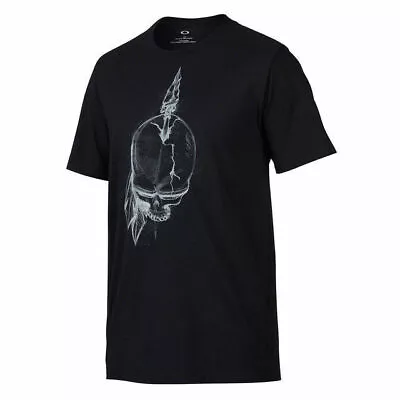 NWT Oakley Men's Graphic Tee Brotherhood Skull T-Shirt BLACK • $28.99