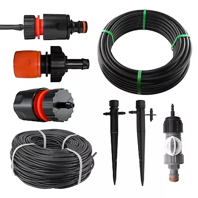 £4.99 • Buy Garden Watering Patio Irrigation,micro Pipe+drippers+connectors