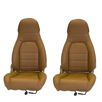 Fits 1990-1996 Mazda Miata Pair Of Front Seat Covers For Standard Seats Tan • $109