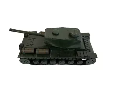 £49.99 • Buy Custom Hand Built Green Military WW2 Tank Metal Wooden Model Unique Charity