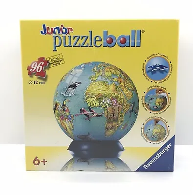 Ravensburger Junior Puzzleball Children’s Globe 96 Pieces 3D Puzzle #New/Sealed# • $16