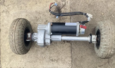 £140 • Buy Mobility Scooter Rear Axle With Motor Break Rear Wheels Complete