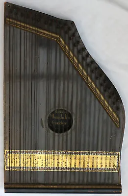 Vintage Wooden Zither Harp Mandolin Guitar Musical Instrument • $88.39