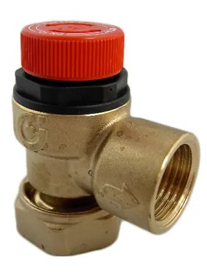 Unvented Cylinder 6 Bar Pressure Relief Valve 3/4  - 1/2  (Loose Nut Connection) • £29.15