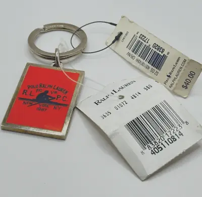 Polo By Ralph Lauren Keychain Keyring Orange Est 1967 Kayak Water Sport NY • $19.99