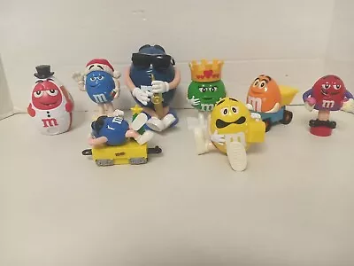 Vintage M&M'S Lot Of (7) Plastic Toys Great Condition  • $9