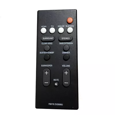 Audio Speaker Soundbar Remote Control For YAMAHA YAS-106 107 207 FSR78 ZV28960 C • $10.99