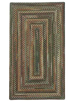 $175 • Buy Capel Inc. American Tradition Braided Accent Rectangular Rug Spruce Green $290