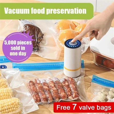 $55.79 • Buy Handheld Food Vacuum Sealer Packaging Machine USB Sealer Vacuum Packer Portable