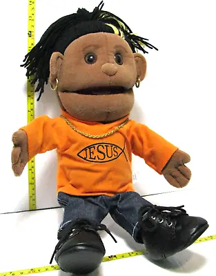 Sunny Toys 14 In. Ethnic Rapper Girl In Orange Jesus Top- Glove Puppet • $39.99